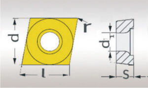 Wkłady wymienne HM Optimum  ISO CCMT060204 (3441164)